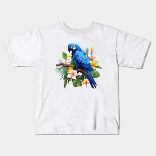 Hyacinth Macaw Kids T-Shirt